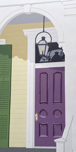 Load image into Gallery viewer, Porch With Purple Door
